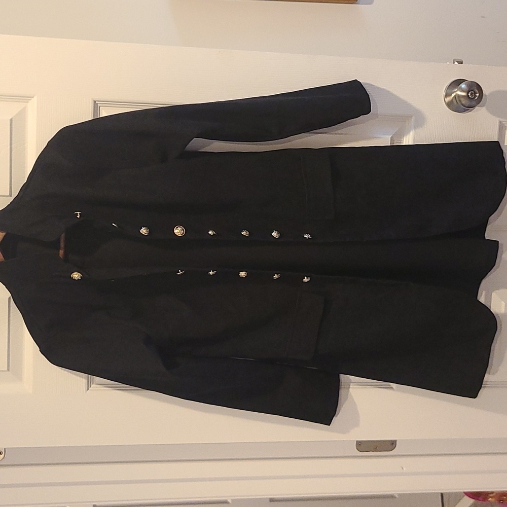 Shein long Military inspired jacke